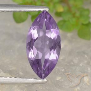 Amatista Violeta iris natural de 1.57 ct, Marquesa, VS