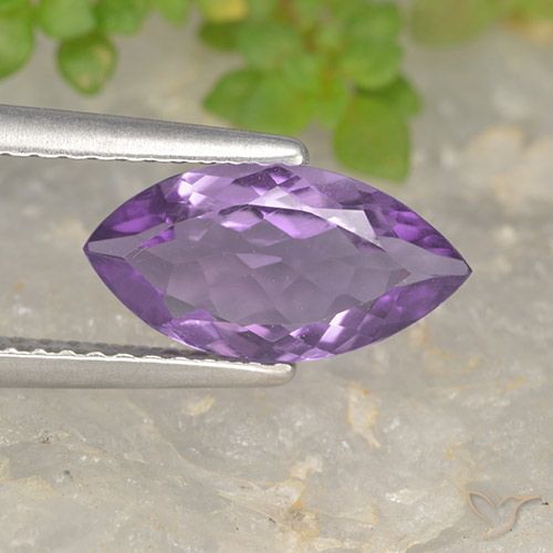 1.26ct Natural Violeta iris Amatista, Marquesa, VS