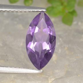 Amatista Violeta rosado natural de 1.66 ct, Marquesa, VS