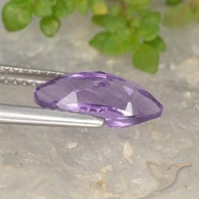 Amatista Violeta púrpura natural de 1.86 ct, Marquesa, VS