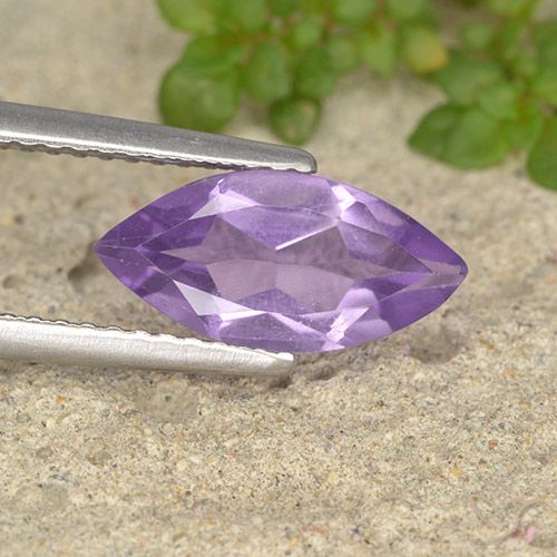 1.44ct Natural Violeta púrpura Amatista, Marquesa, VS, Photo A