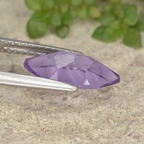 Amatista Violeta púrpura natural de 1.44 ct, Marquesa, VS
