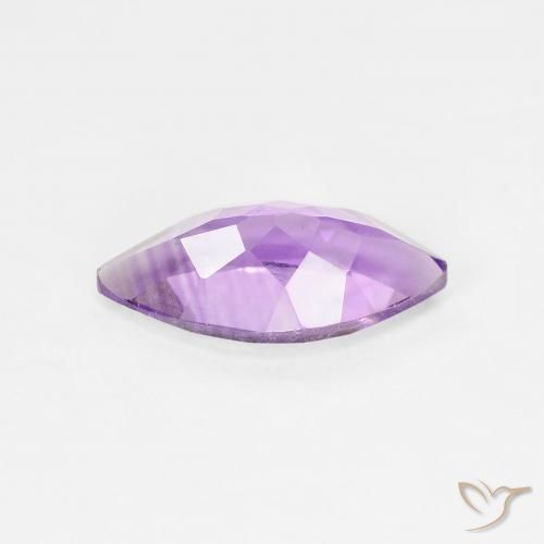 Amatista Violeta medio natural de 1.56 ct, Marquesa, VS