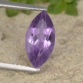 Amatista Violeta medio natural de 1.77 ct, Marquesa, VS