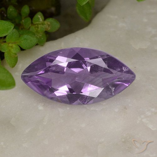 1.53ct Natural Violeta medio Amatista, Marquesa, VS