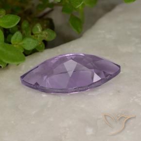 Amatista Violeta medio natural de 1.53 ct, Marquesa, VS