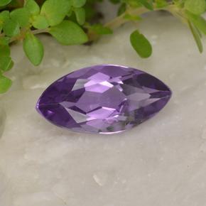 Amatista Violeta medio natural de 1.86 ct, Marquesa, VS
