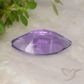 Amatista Violeta oscuro natural de 1.77 ct, Marquesa, VS