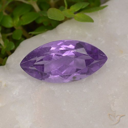 1.94ct Natural Violeta oscuro Amatista, Marquesa, VS