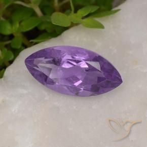 Amatista Violeta oscuro natural de 1.94 ct, Marquesa, VS