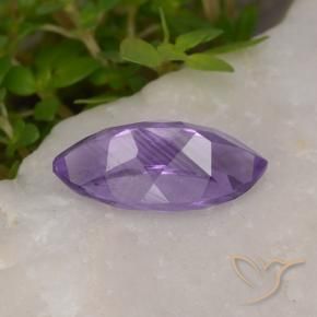 Amatista Violeta oscuro natural de 1.94 ct, Marquesa, VS