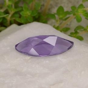 Amatista violeta natural de 1,43 ct, marquesa, VS