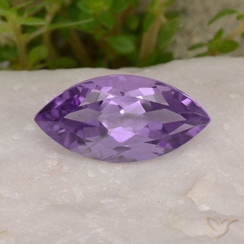 1.82ct Natural Violeta oscuro Amatista, Marquesa, VS
