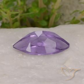 Amatista Violeta oscuro natural de 1.82 ct, Marquesa, VS