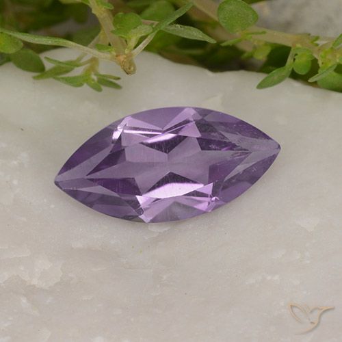 1.58ct Natural Violeta medio Amatista, Marquesa, VS