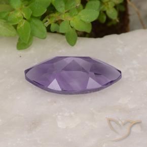 Amatista Violeta medio natural de 1.61 ct, Marquesa, VS