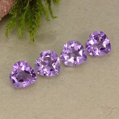 2.72ctw Natural Violeta púrpura intenso Amatista, Corazón, VVS-VS