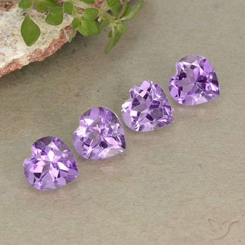2.98ctw Natural Violeta púrpura intenso Amatista, Corazón, VVS-VS