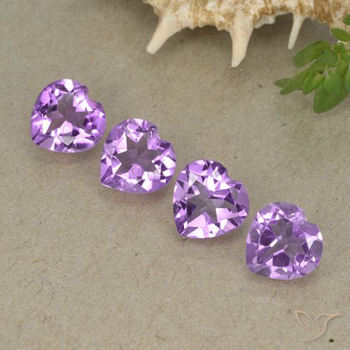 2.65ctw Natural Violeta púrpura intenso Amatista, Corazón, VVS-VS