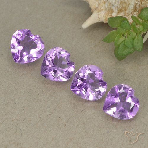 2.70ctw Natural Violeta vívido Amatista, Corazón, VVS-VS