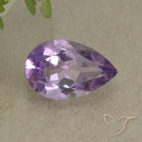 Amatista Violeta oscuro natural de 2.05 ct, En forma de pera, VVS-VS