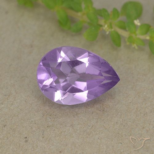 1.56ct Natural Violeta iris intenso Amatista, En forma de pera, VVS-VS