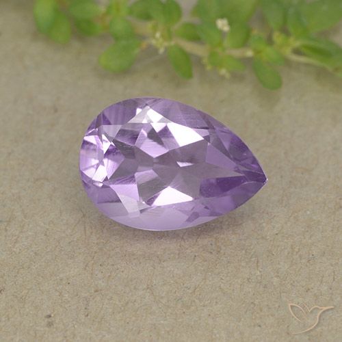 1.75ct Natural Violeta iris intenso Amatista, En forma de pera, VVS-VS