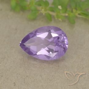 Amatista Violeta iris intenso natural de 1.75 ct, En forma de pera, VVS-VS
