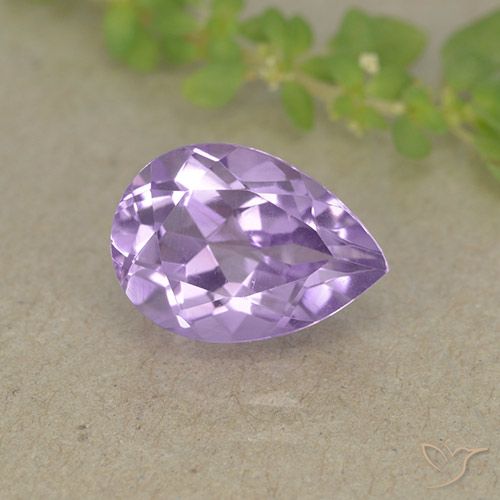 2.11ct Natural Violeta medio Amatista, En forma de pera, VVS-VS
