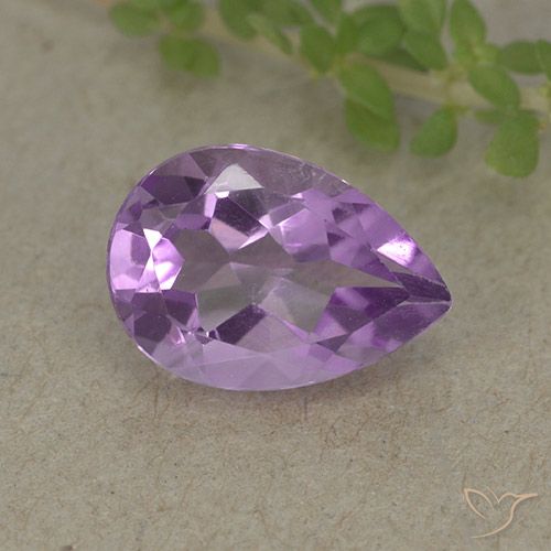 1.83ct Natural Violeta iris Amatista, En forma de pera, VVS-VS
