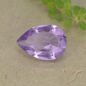 Amatista Violeta rosado natural de 1.46 ct, En forma de pera, VVS-VS