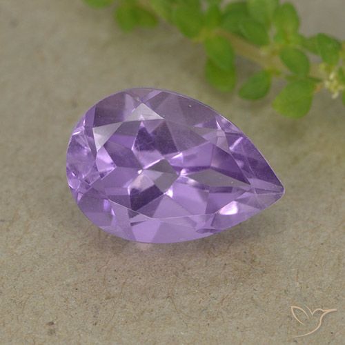 1.91ct Natural Violeta medio Amatista, En forma de pera, VVS-VS