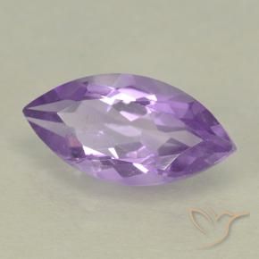 Amatista Violeta medio natural de 1.82 ct, Marquesa, VS