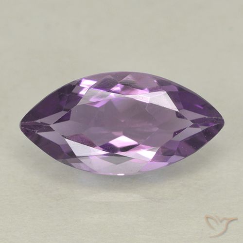 1.62ct Natural Violeta medio Amatista, Marquesa, VS