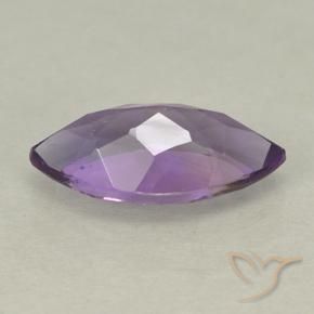 Amatista Violeta medio natural de 1.62 ct, Marquesa, VS