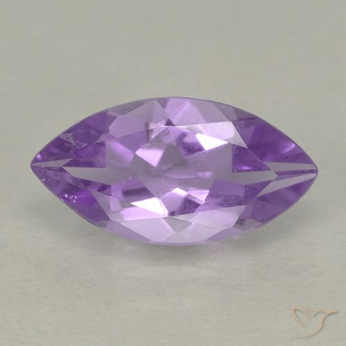 1.49ct Natural Violeta púrpura medio Amatista, Marquesa, VS