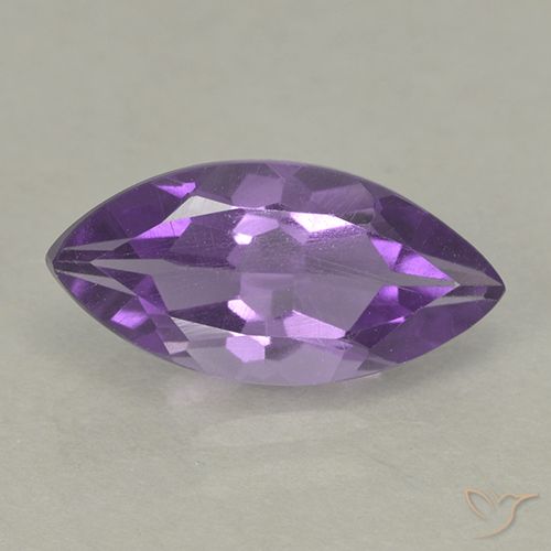 1.55ct Natural Violeta medio Amatista, Marquesa, VS