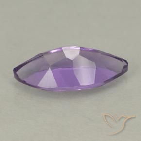 Amatista Violeta medio natural de 1.55 ct, Marquesa, VS