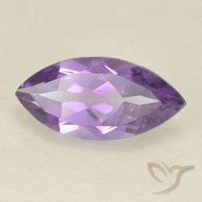 Amatista Violeta medio natural de 1.64 ct, Marquesa, VS