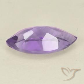 Amatista Violeta medio natural de 1.64 ct, Marquesa, VS
