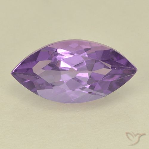 2.01ct Natural Violeta medio Amatista, Marquesa, VS