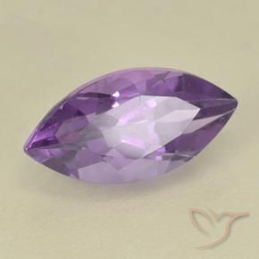 Amatista Violeta medio natural de 2.01 ct, Marquesa, VS