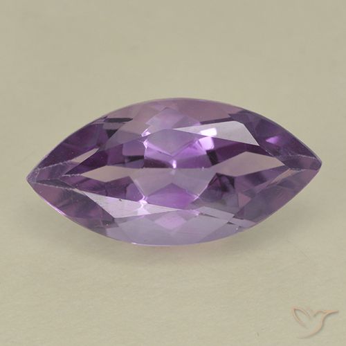 1.69ct Natural Violeta medio Amatista, Marquesa, VS