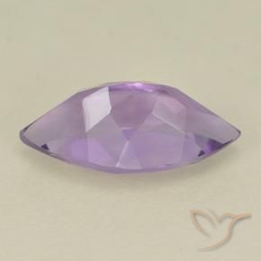 Amatista Violeta medio natural de 1.69 ct, Marquesa, VS