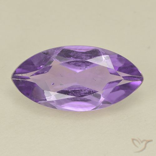 1.45ct Natural Violeta oscuro Amatista, Marquesa, VS