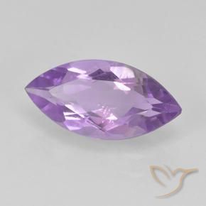 Amatista Violeta medio natural de 1.43 ct, Marquesa, VS