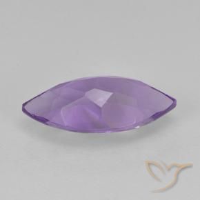 Amatista Violeta medio natural de 1.43 ct, Marquesa, VS