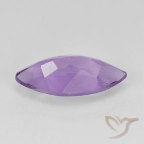 Amatista Violeta iris rosáceo natural de 1.35 ct, Marquesa, VS