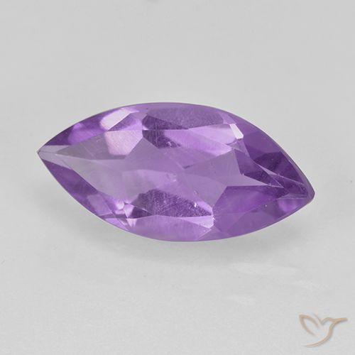 1.37ct Natural Violeta oscuro Amatista, Marquesa, VS