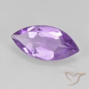 Amatista Violeta oscuro natural de 1.37 ct, Marquesa, VS